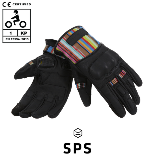 Bessie Gloves (Stripe) – MotoGirl Ltd