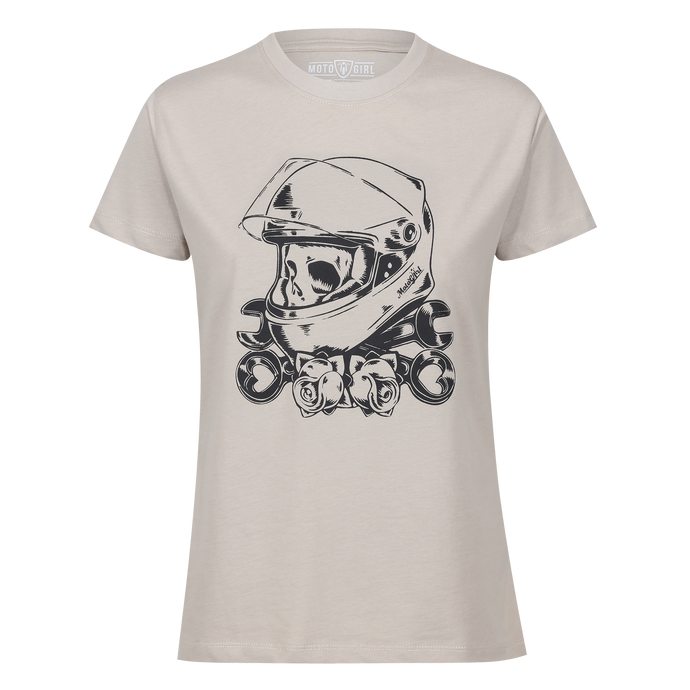 Rose Skull T-Shirt (Sand)