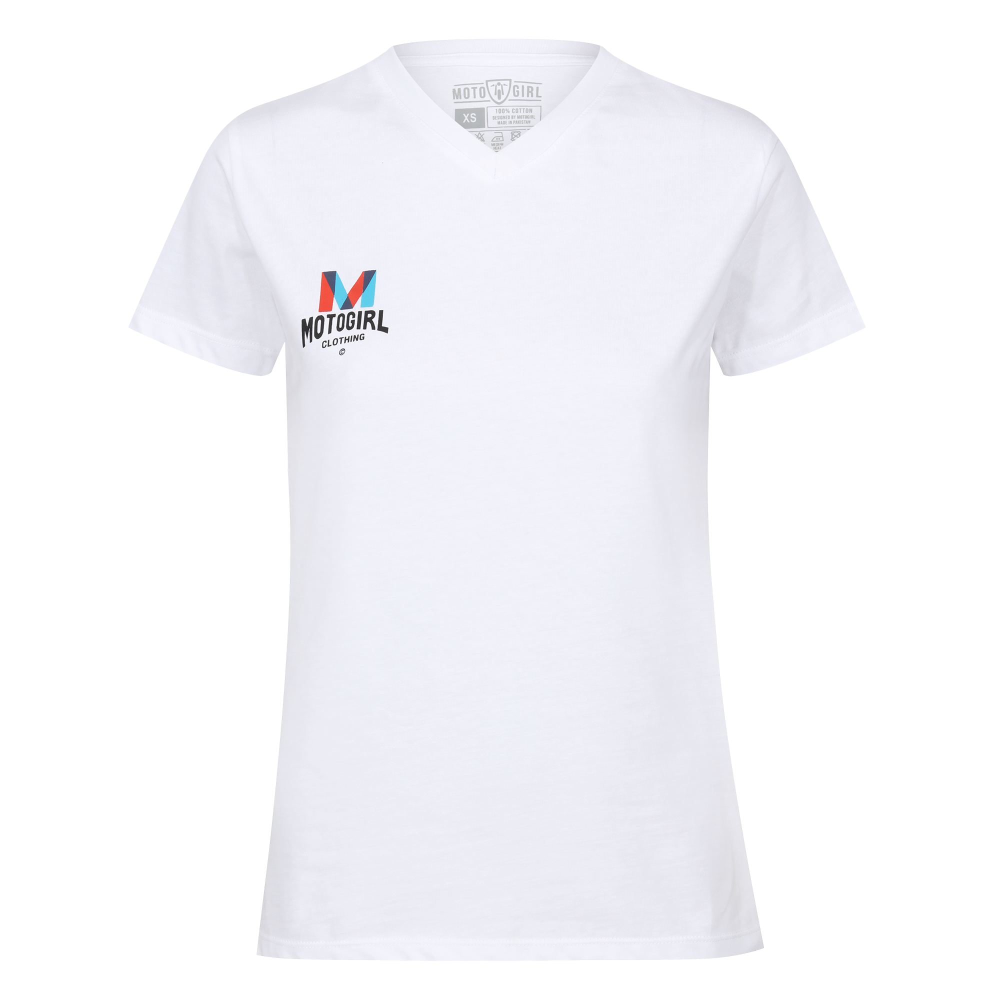 MotoGirl Clothing T-Shirt (White) - MotoGirl Ltd