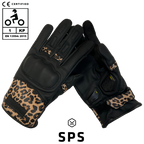 Bessie Gloves (Leopard) - MotoGirl Ltd