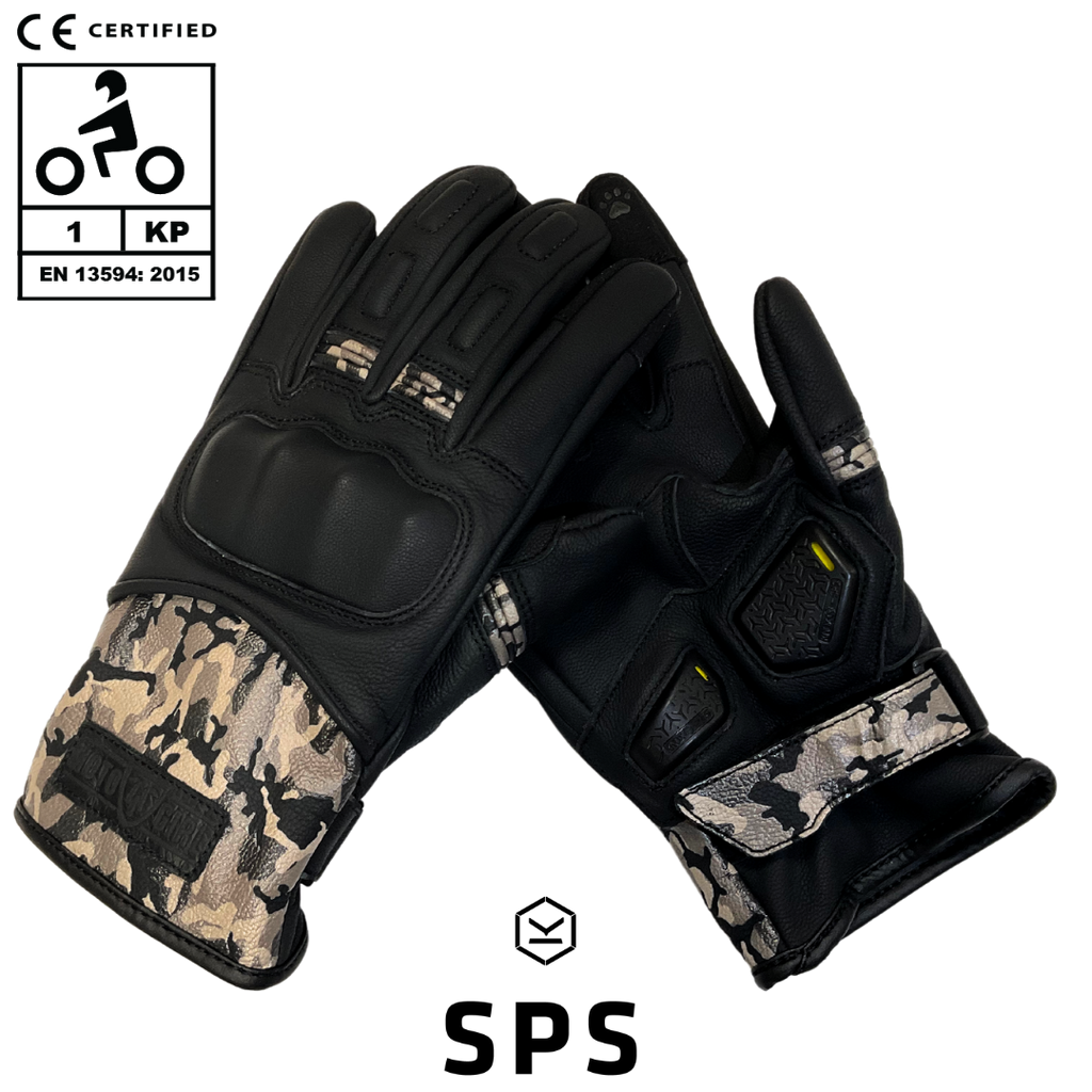 Bessie Gloves (Camo) - MotoGirl Ltd