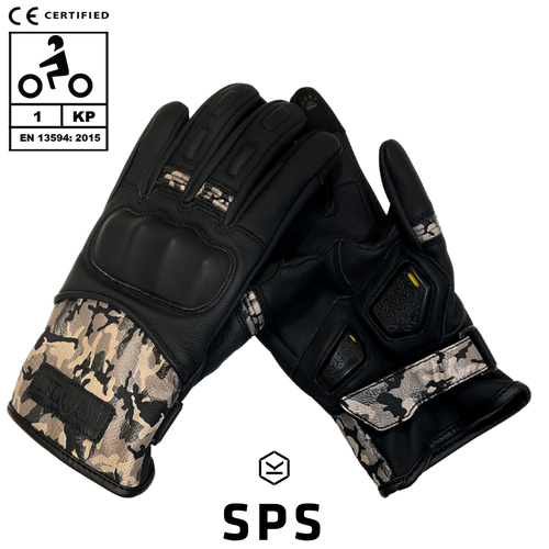 Bessie Gloves (Camo) - MotoGirl Ltd