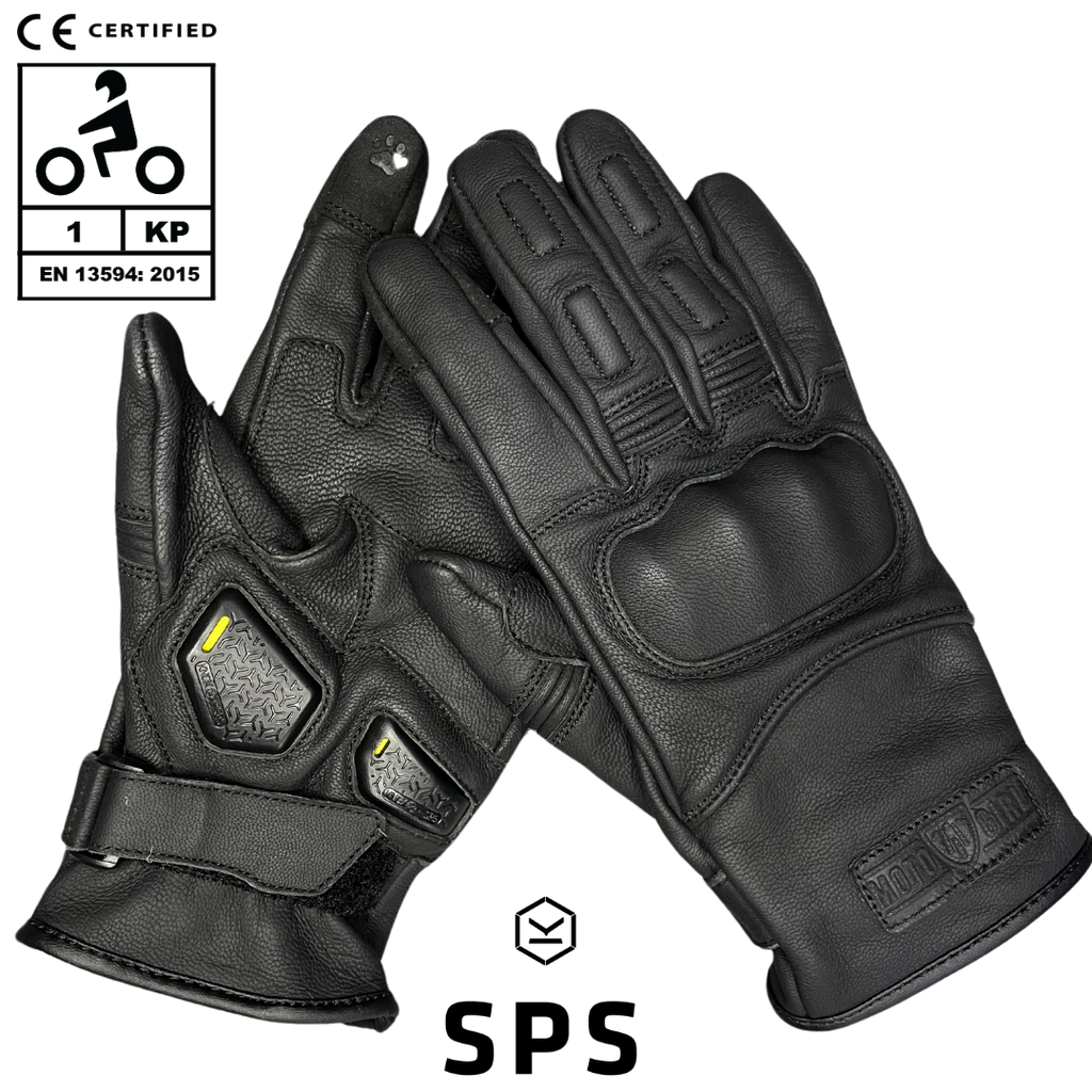 Bessie Gloves (Black) - MotoGirl Ltd