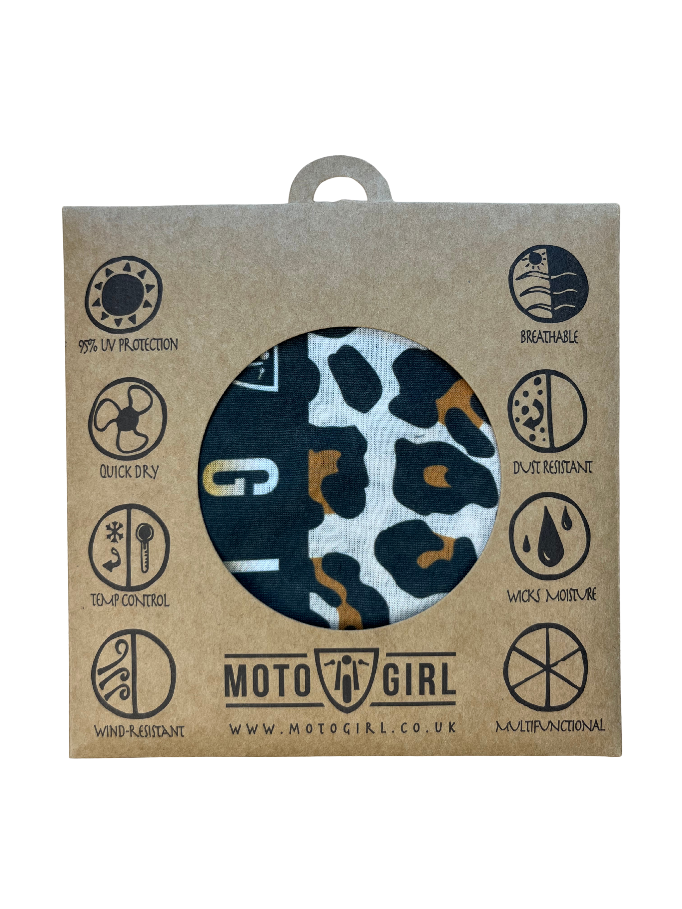 Leopard Neck Tube - MotoGirl Ltd