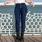 Julia Jeggings (Blue) - MotoGirl Ltd