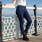 Julia Jeggings (Blue) - MotoGirl Ltd