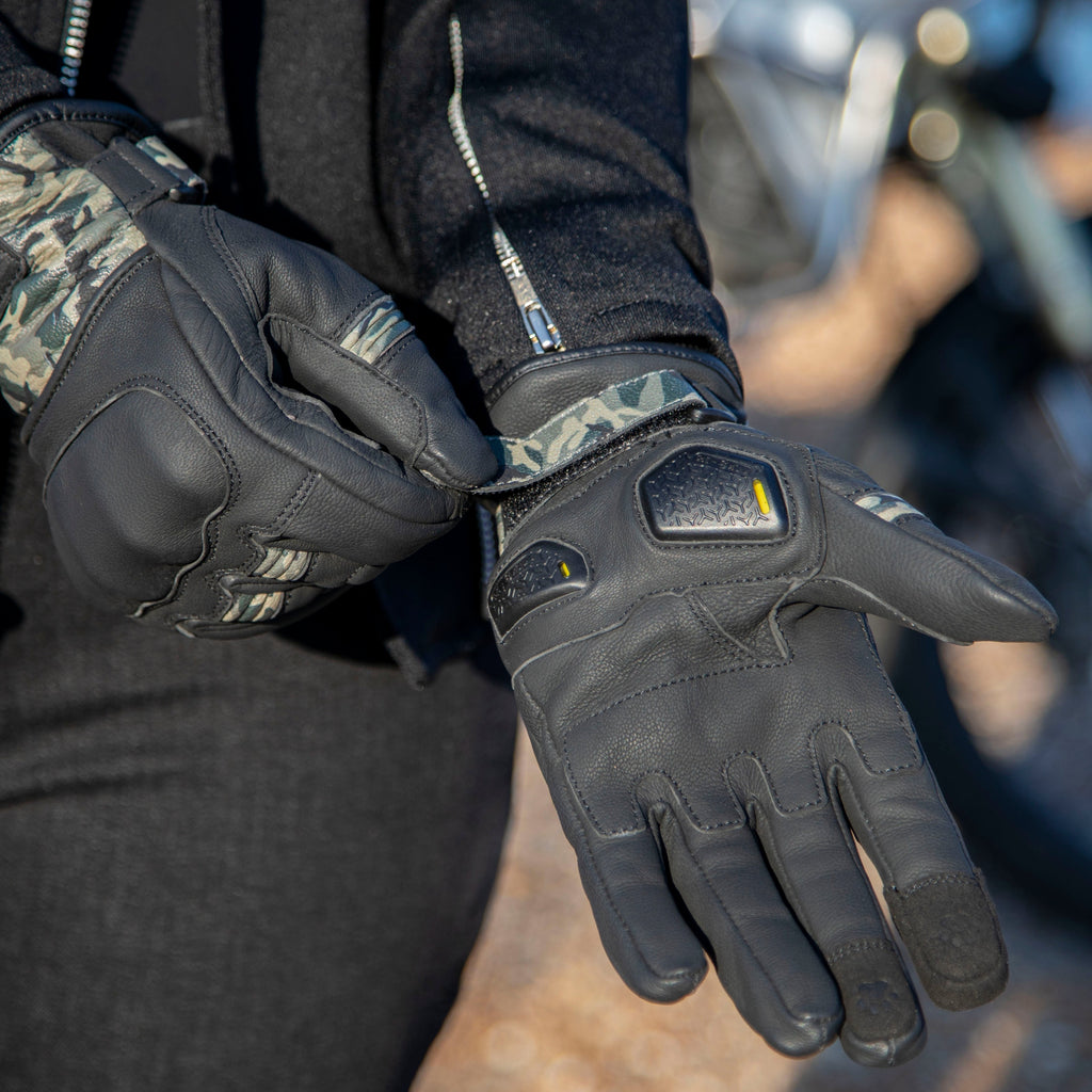 Bessie Gloves (Camo) - MotoGirl Ltd