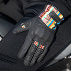 Bessie Gloves (Stripe) - MotoGirl Ltd