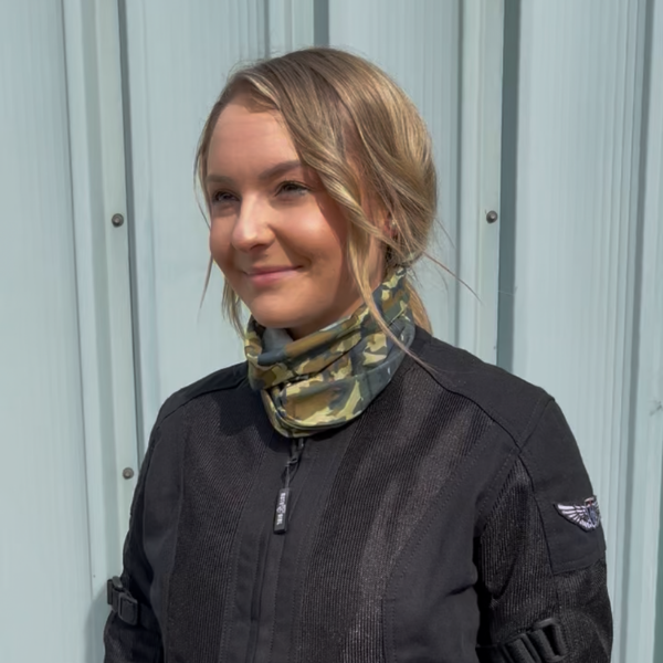 Camo Neck Tube - MotoGirl Ltd