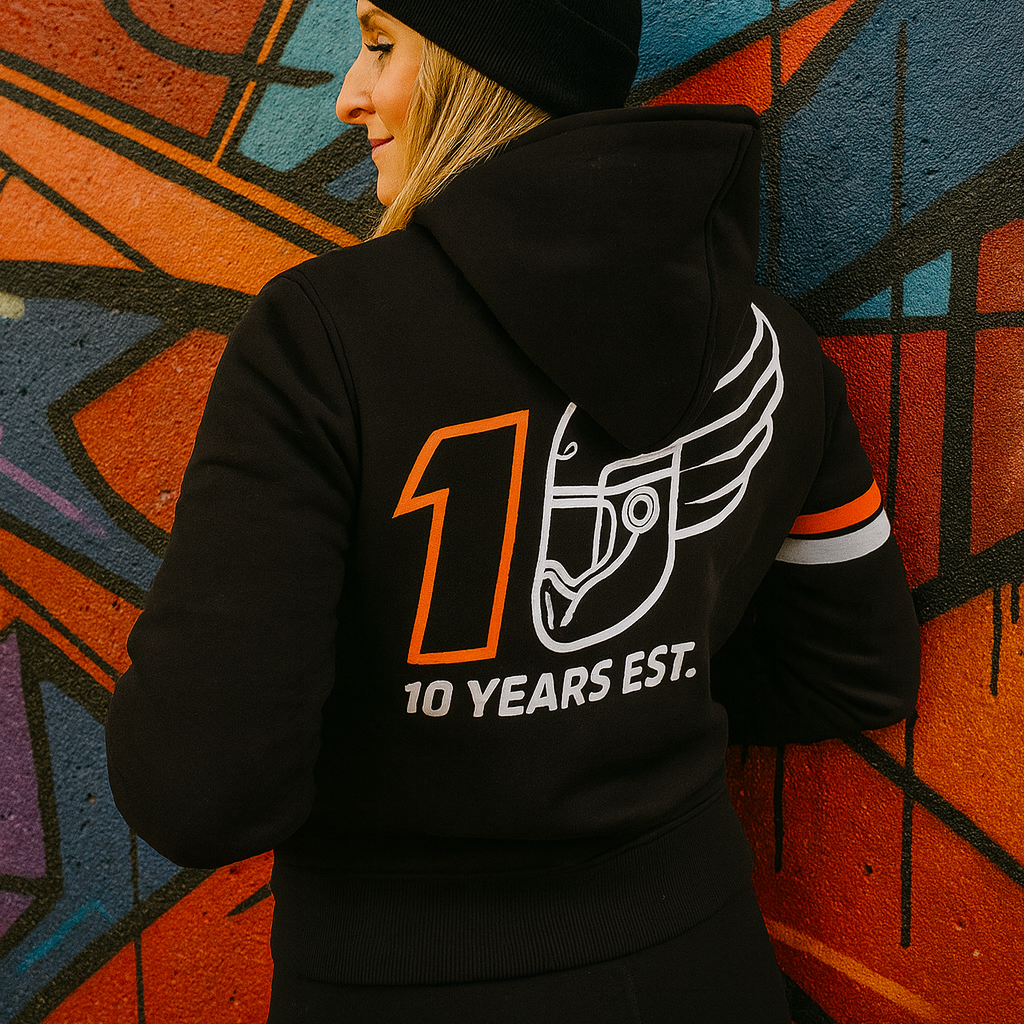 M10 Cropped Hoodie (Full Zip)