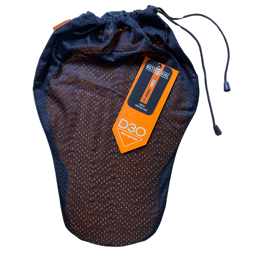 D3O® Viper Stealth L1 - Back Armour – MotoGirl Ltd