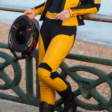 Load image into Gallery viewer, Fiona Yellow Leather Trousers
