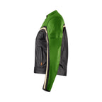 Hayley Green Leather Jacket - MotoGirl Ltd