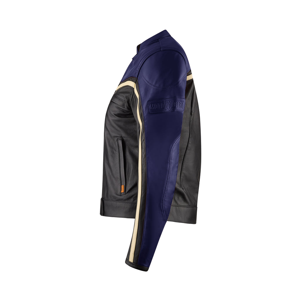 Hayley Purple Leather Jacket