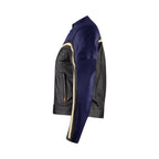 Hayley Purple Leather Jacket - MotoGirl Ltd