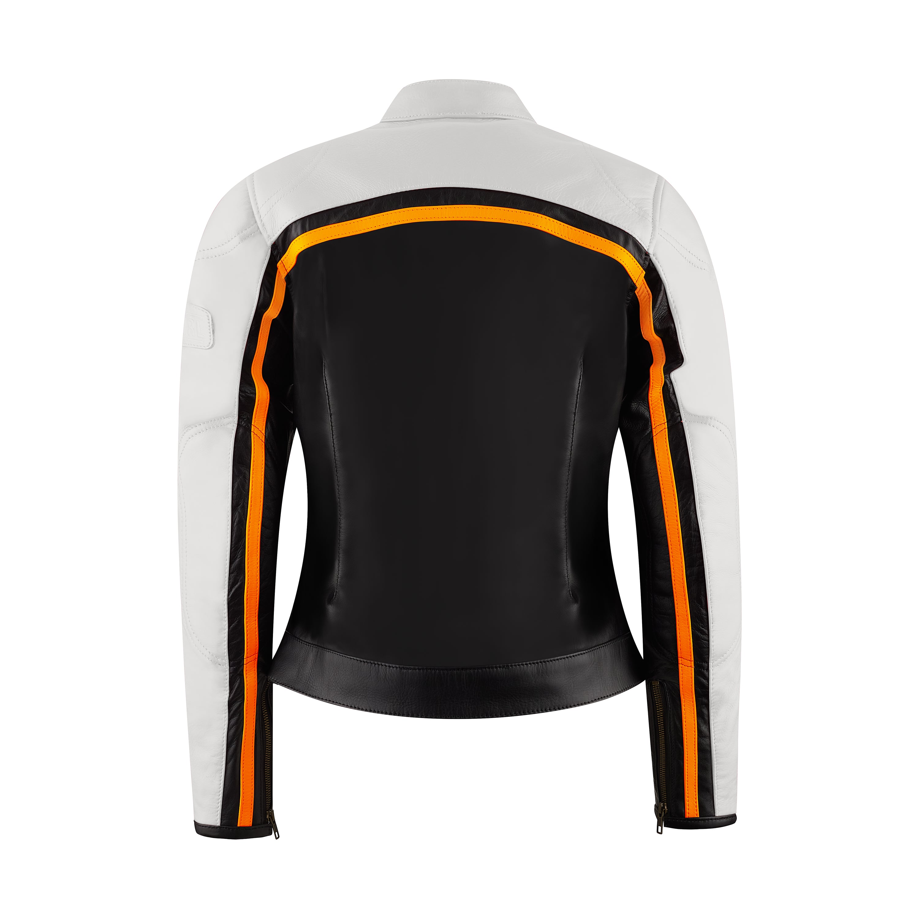 Hayley White Leather Jacket – MotoGirl Ltd