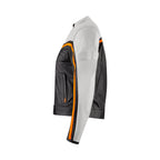 Hayley White Leather Jacket - MotoGirl Ltd
