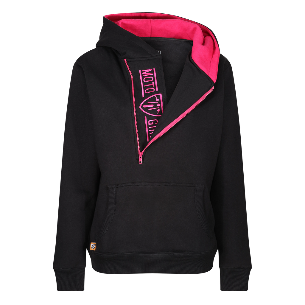 Helmet Hoodie - Pink/Black - MotoGirl Ltd