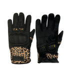 Bessie Gloves (Leopard) - MotoGirl Ltd