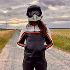 Hayley White Leather Jacket - MotoGirl Ltd