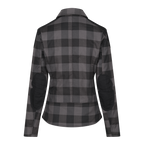 Jessie Flannel Jacket (Grey) - MotoGirl Ltd