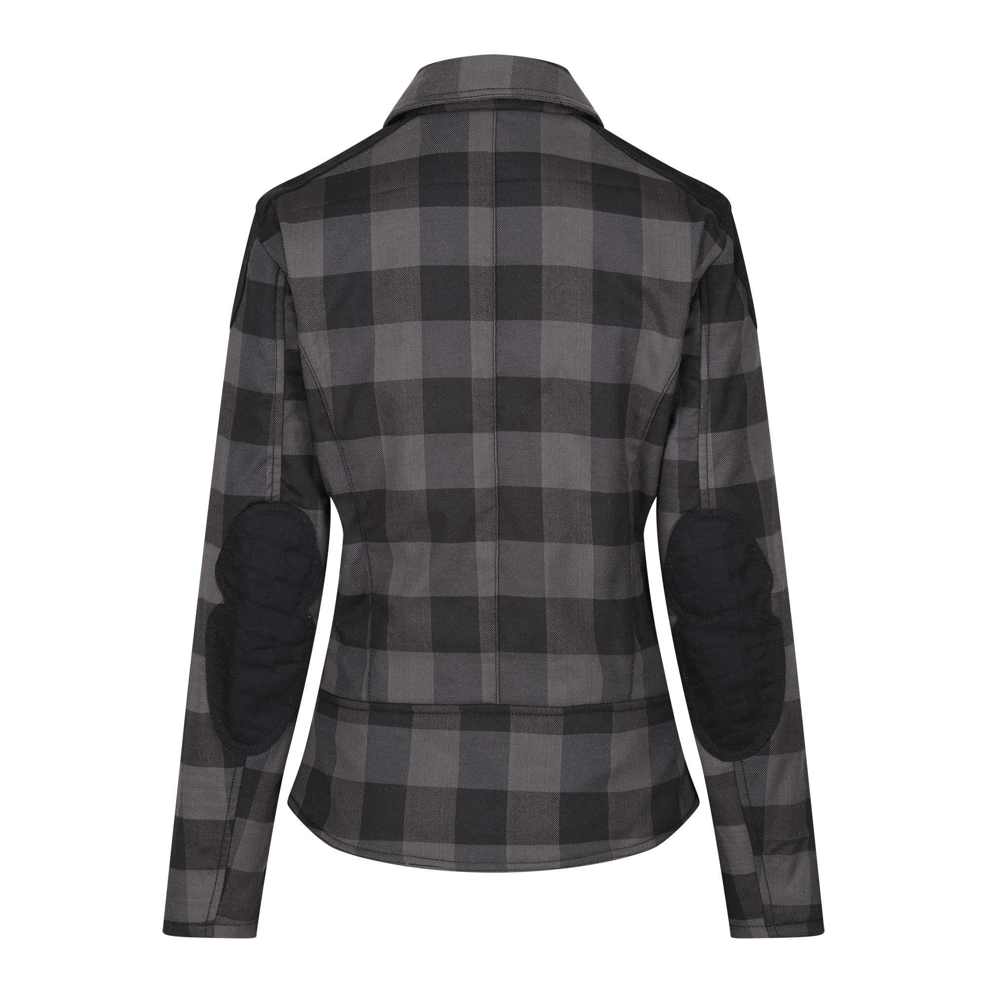 Jessie Flannel Jacket (Grey) - MotoGirl Ltd