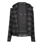 Jessie Flannel Jacket (Grey) - MotoGirl Ltd