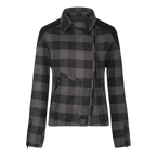 Jessie Flannel Jacket (Grey) - MotoGirl Ltd