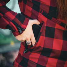 Load image into Gallery viewer, Jessie Flannel Jacket (Red)
