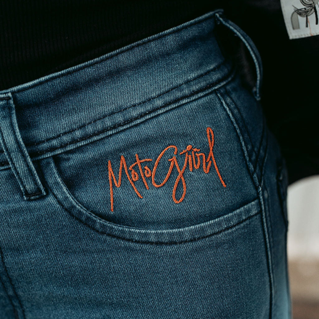 Isla Light Blue Jeans - MotoGirl Ltd