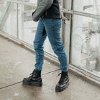 Isla Light Blue Jeans - MotoGirl Ltd