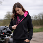 Helmet Hoodie - Pink/Black - MotoGirl Ltd