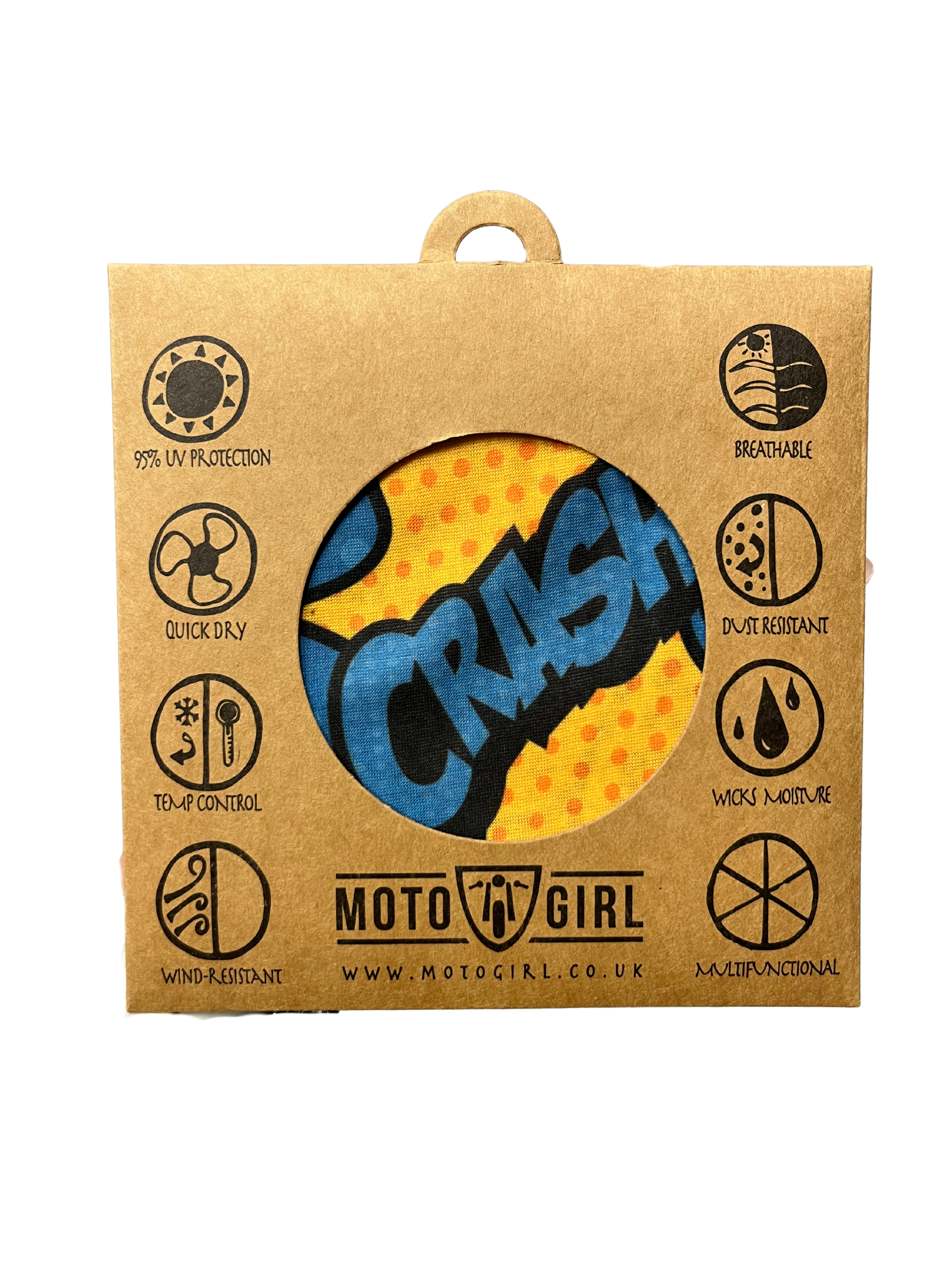 Pop Art Neck Tube - MotoGirl Ltd