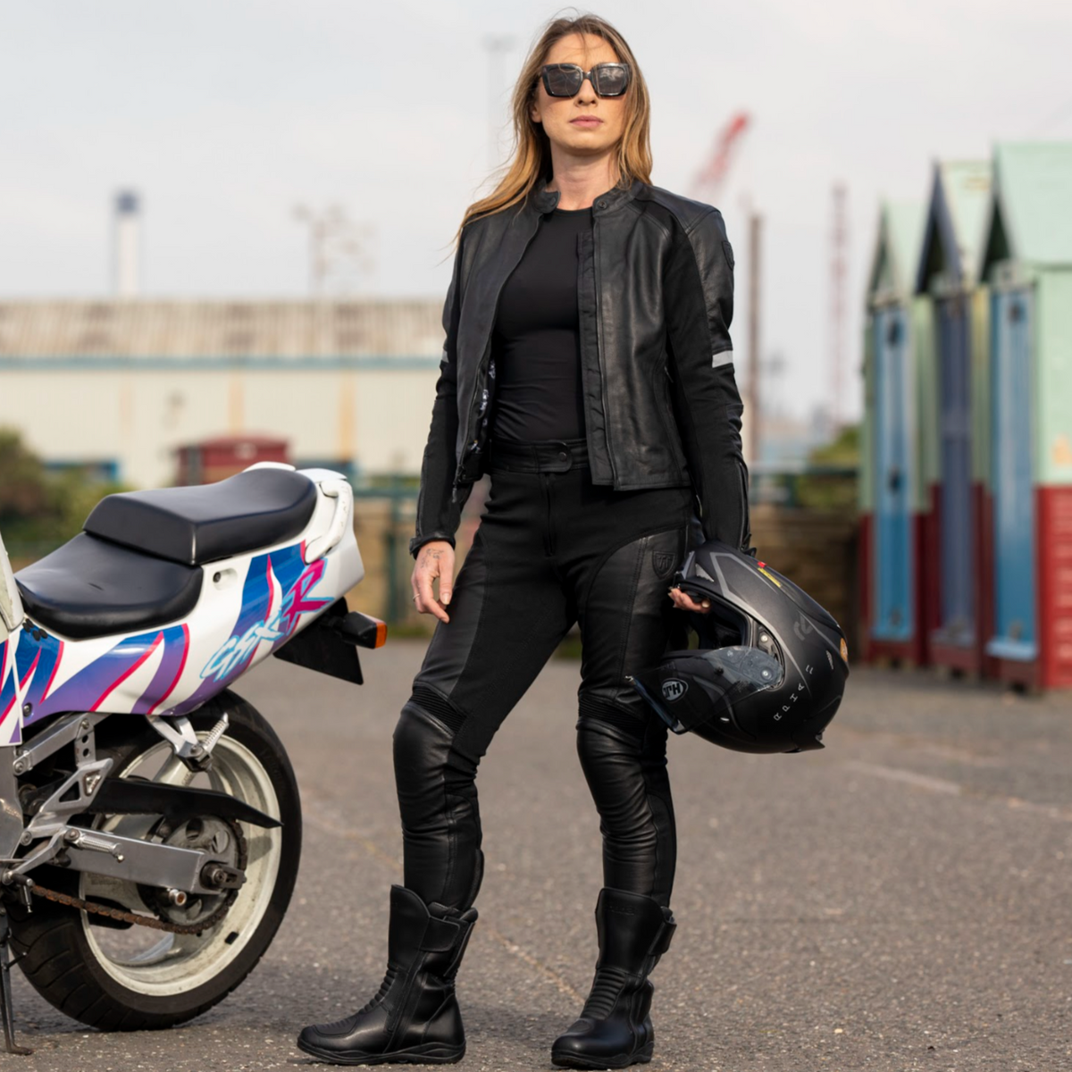 Fiona Black Leather Trousers – MotoGirl Ltd