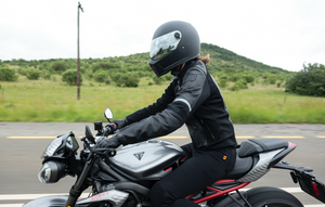Pantalone moto Lady HEAT WAVE 4 SEASON 3 strati Grigio Lexel motorbike