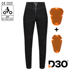 Julia Jeggings (Black) Mid Rise - MotoGirl Ltd