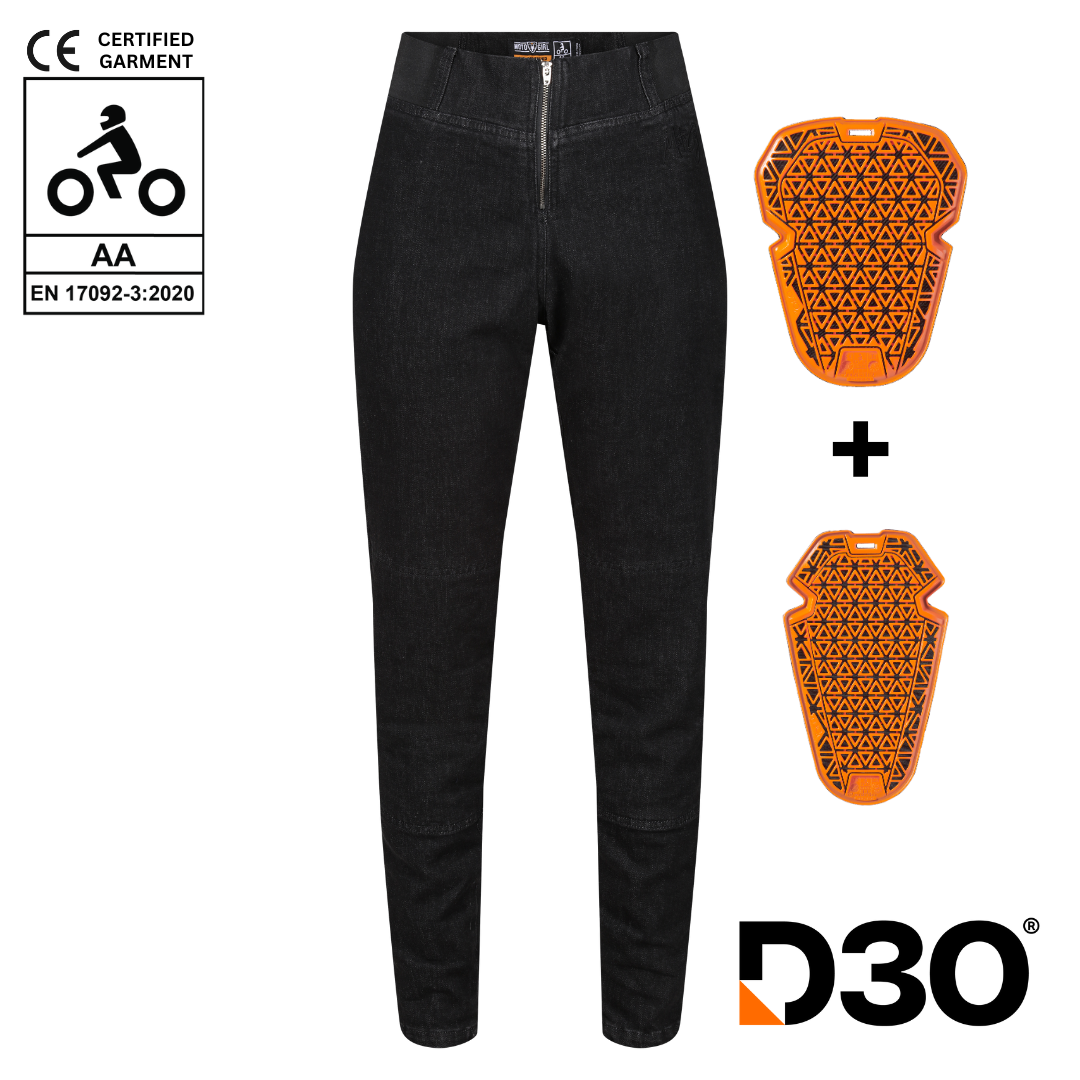 Julia Jeggings (Black) Mid Rise