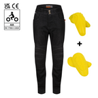 Ellie Black Jeans - MotoGirl Ltd