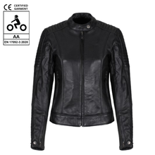 Load image into Gallery viewer, Valerie Black Leather Jacket
