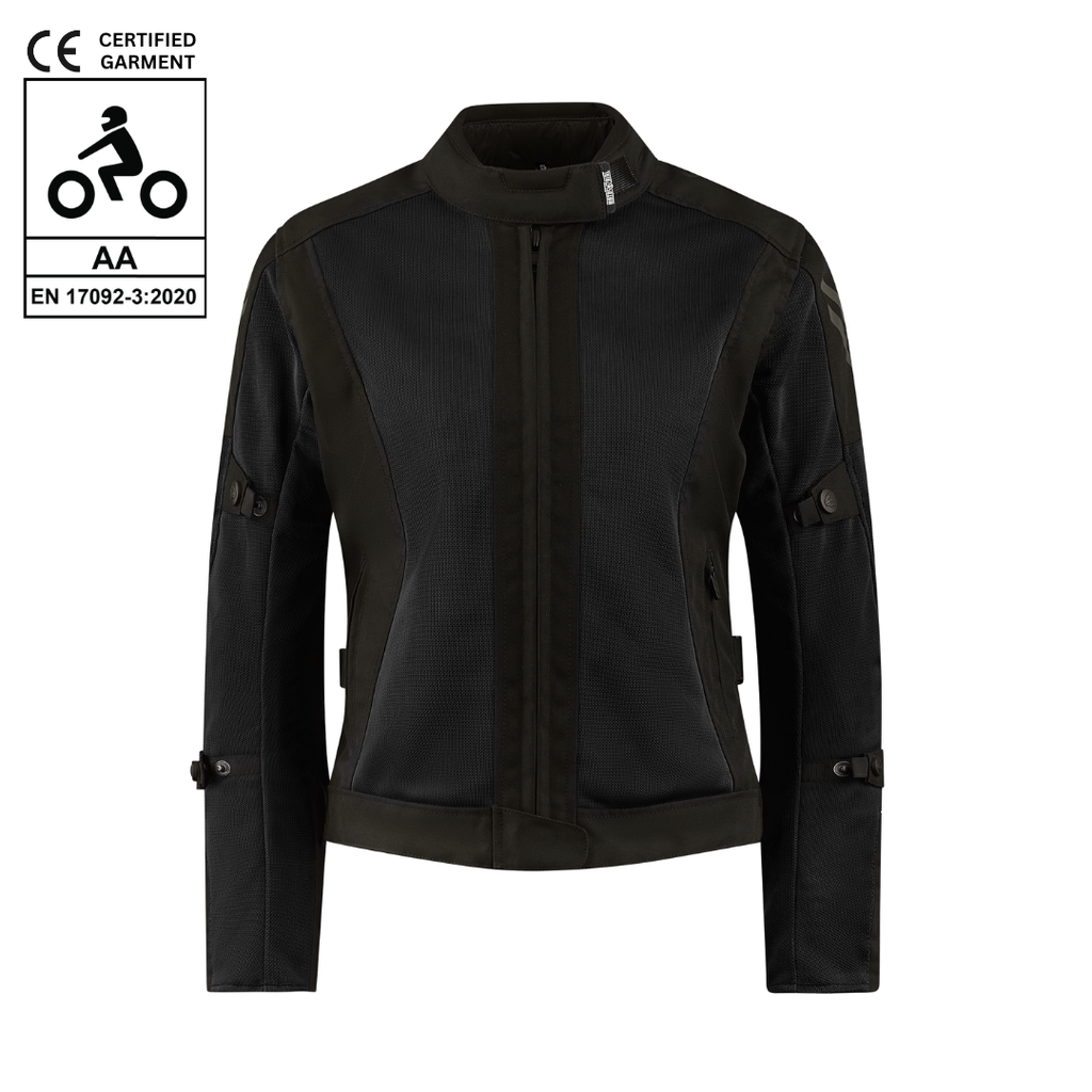 Bonnie Jacket (Black) - MotoGirl Ltd