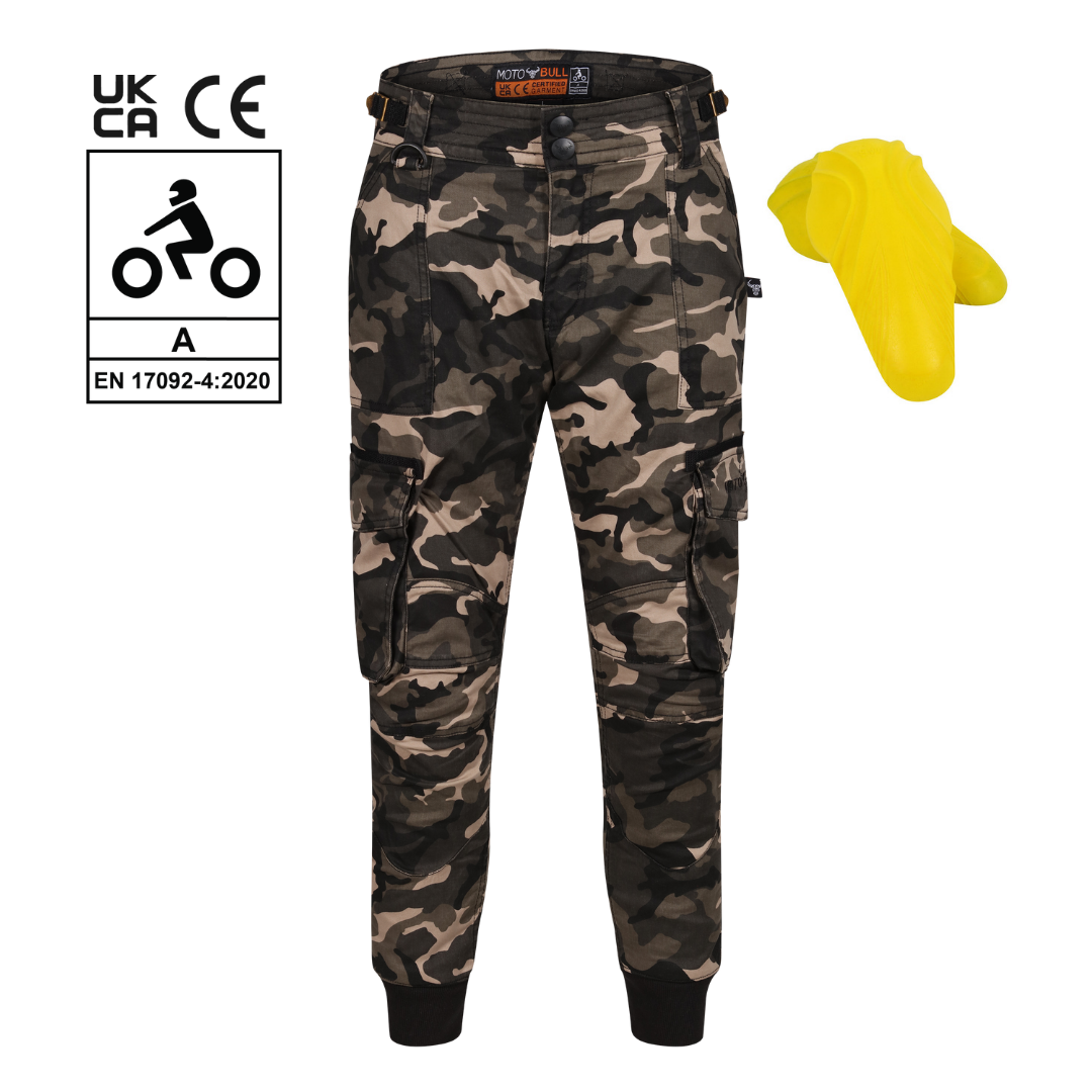 Ryan Cargo Camo Trousers - MotoGirl Ltd