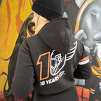 M10 Cropped Hoodie (Full Zip) - MotoGirl Ltd