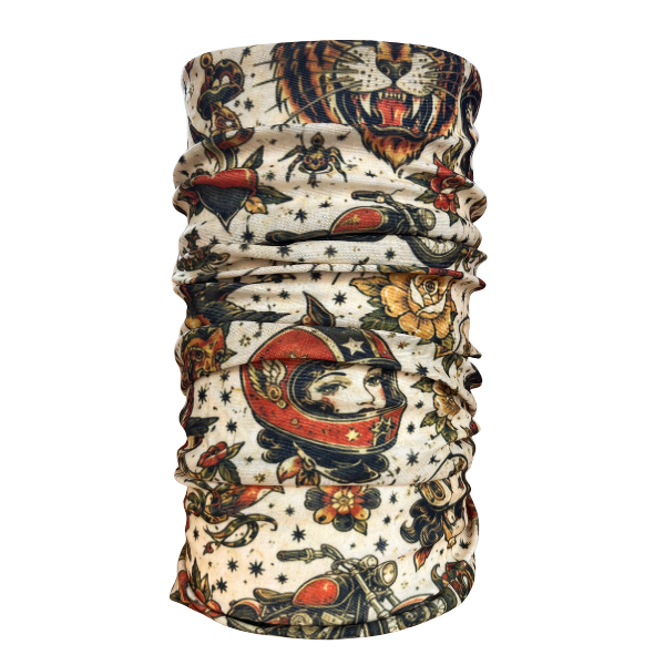 Bikes N' Roses Neck Tube