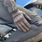 Yoko Gloves (Brown) - MotoGirl Ltd