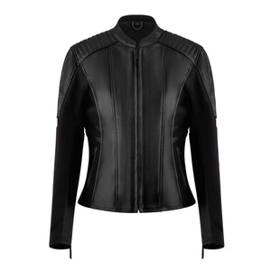 Amelia Black Leather Jacket