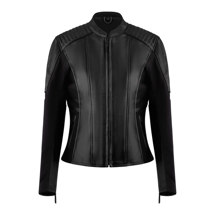 Amelia Black Leather Jacket