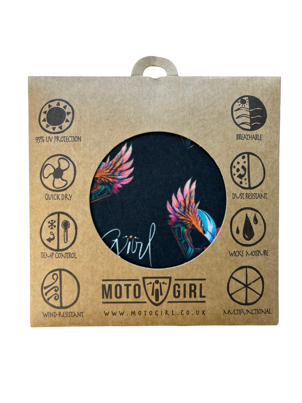 Wings Neck Tube - MotoGirl Ltd