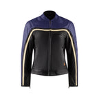 Hayley Purple Leather Jacket - MotoGirl Ltd