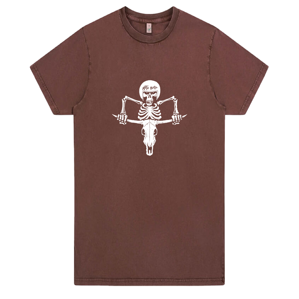 Riding Bones (Stone Wash Burgandy) - MotoGirl Ltd