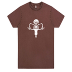 Riding Bones (Stone Wash Burgandy) - MotoGirl Ltd